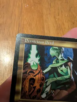 Pernicious Deed Magic The Gathering 2001 Enchantment Black Green 114/143 3/4 - Image 3