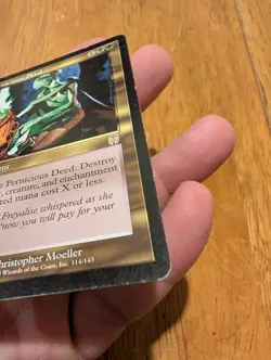 Pernicious Deed Magic The Gathering 2001 Enchantment Black Green 114/143 3/4 - Image 5