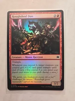 Roughshod Duo (Foil) - Bloomburrow - LP - Common - Creature - MTG - Image 1