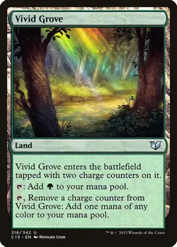 1x Vivid Grove NM Eng MTG - Commander 2015 - Image 1