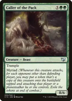 1x Caller of the Pack NM Eng MTG - Commander 2015 - Image 1