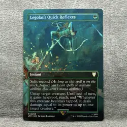 MTG Legolas's Quick Reflexes (Borderless) - LTC #493 Foil NM Magic the Gathering - Image 1