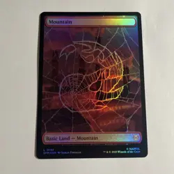 MTG, Mountain Non-Foil (0192) Full Art Borderless Foil SPM NM/M - Image 1