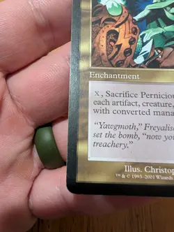 Pernicious Deed Magic The Gathering 2001 Enchantment Black Green 2/4 114/143 - Image 3