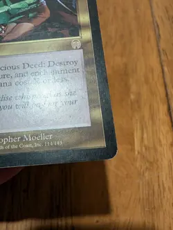 Pernicious Deed Magic The Gathering 2001 Enchantment Black Green 2/4 114/143 - Image 4