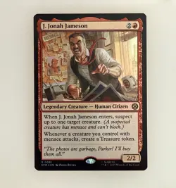 Magic the Gathering: J. Jonah Jameson Marvel's Spider-Man Foil NM - Image 1