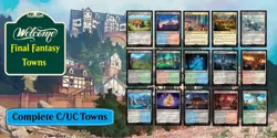 15x (1/ea) - Complete C/UC Town Set - Final Fantasy - CUC NM MTG - Image 1