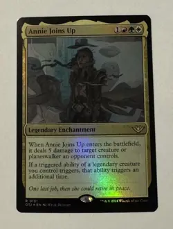 MTG Annie Joins Up - Outlaws of Thunder Junction FOIL LP - Image 1