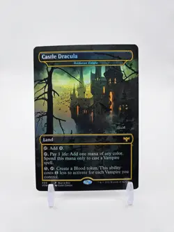 Castle Dracula Borderless FOIL NM/ MTG Magic the Gathering - Image 1