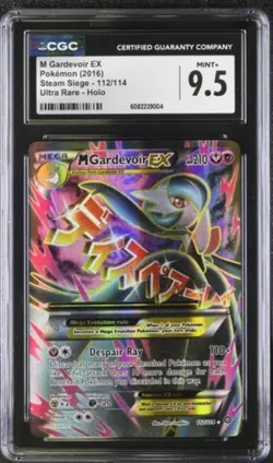 Pokemon M Gardevoir EX 112/114 Steam Siege CGC 9.5 Mint++ XY New Cert - Image 1