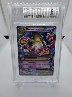 Pokemon M Alakazam EX 26/124 XY Fates Collide Ultra Rare Holo BGS 9 - Image 1