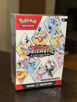 Pokemon Scarlet Violet Prismatic Evolutions Booster Bundle 6 Packs Sealed - Image 2
