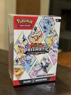 Pokemon Scarlet Violet Prismatic Evolutions Booster Bundle 6 Packs Sealed - Image 5