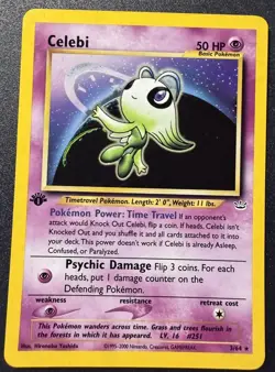 Pokemon Celebi Neo Revelation 03/64 Holo Rare 1st Edition Card English - Image 1
