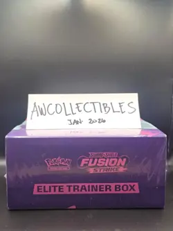 Pokemon TCG Fusion Strike ETB Elite Trainer Box Sealed with few dents - Image 4