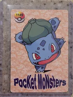Pokemon Pocket Monsters - Meowth Vending Prism Sticker #1158 Holo Rare NM - Image 2
