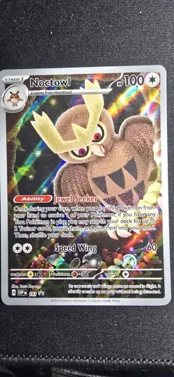Pokemon TCG - Noctowl Black Star Promo SVP EN 141 - Stellar Crown - Image 1