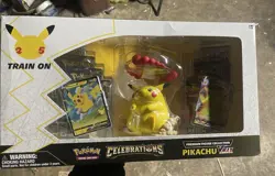 Pokemon TCG Celebrations Premium Figure Collection Pikachu VMAX Box 820650809408 - Image 1