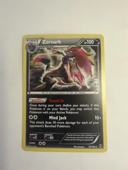 Zoroark 91/162 Cosmos Holo Rare XY Breakthrough Pokemon TCG Near Mint - Image 1