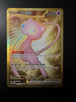 Pokemon TCG 151 Mew Ex Gold Hyper Rare Strong PSA 10 Contender - Image 1