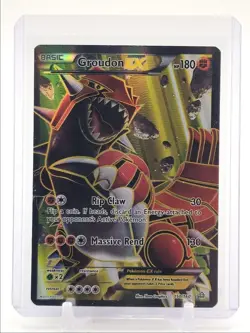 GROUDON EX 2015 POKEMON XY PRIMAL CLASH ULTRA RARE HOLO 150/160 Q3137 - Image 1
