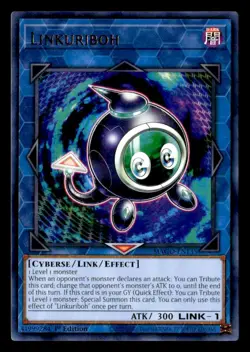 YuGiOh Maximum Gold - #MAGO-EN135 Linkuriboh - Rare, 1st Edition - Image 1