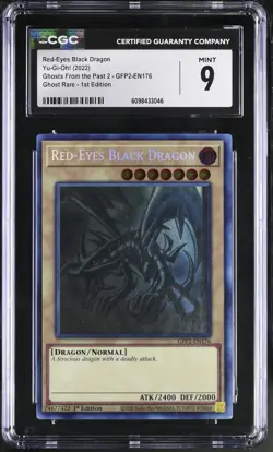 Red-eyes Black Dragon GFP2-EN176 1st Edition Yu-gi-oh! CGC 9 Mint *046 - Image 1