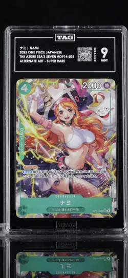 TAG 9 Nami Alt Art OP14-031 SR The Azure Sea's Seven ONE PIECE Card 2 - Image 1