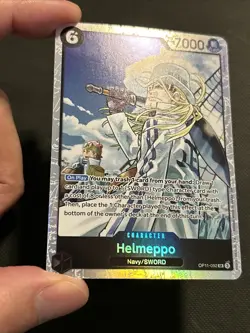 Helmeppo OP11-092 SR A Fist of Divine Speed One Piece Card Game English TCG NM - Image 5