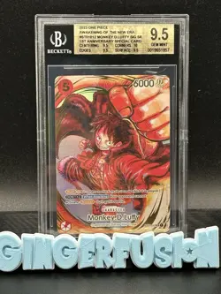 2023 One Piece Awakening of the New Era Monkey.D.Luffy 1st Anniv ENG BGS 9.5 - Image 1