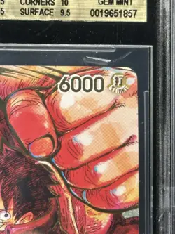 2023 One Piece Awakening of the New Era Monkey.D.Luffy 1st Anniv ENG BGS 9.5 - Image 4