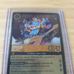 Stitch - Rock Star Holofoil 23 The First Chapter Disney Lorcana - Image 2