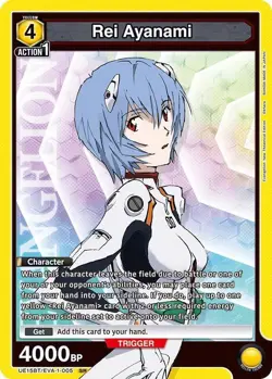 Rei Ayanami Foil - UE15BT/EVA-1-005 NM - Union Arena - Image 1