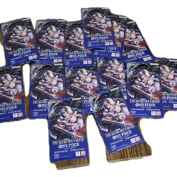 14 X One Piece Azure Sea's Seven Sleeved English Booster Packs 12 Cards - Image 1
