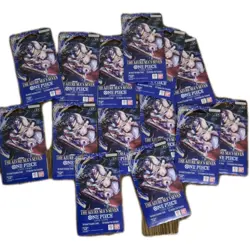 14 X One Piece Azure Sea's Seven Sleeved English Booster Packs 12 Cards - Image 2