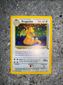 Pokemon TCG Cards Dragonite 4/62 Fossil Holo Rare EXC-NM - Image 4