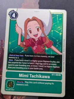 Mimi Tachikawa - BT1-089 R - Rare - Digimon Card - Image 1