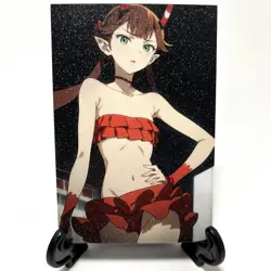 C - Control Mashu Sexy Hot Anime Waifu Girl Doujin Lewd Goddess Glitter Art Card - Image 1