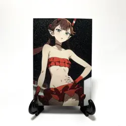 C - Control Mashu Sexy Hot Anime Waifu Girl Doujin Lewd Goddess Glitter Art Card - Image 2