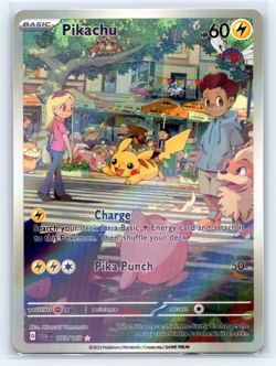 Pikachu 173/165 SV Scarlet & Violet 151 HOLO Pokemon Card CUSTOM - Image 1