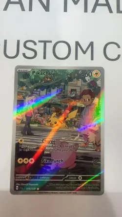 Pikachu 173/165 SV Scarlet & Violet 151 HOLO Pokemon Card CUSTOM - Image 3
