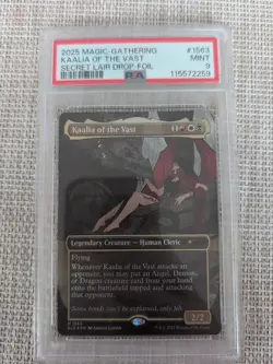MTG✨KAALIA OF THE VAST Brdless/Ext Art FOIL✨SLD Tragic Romance PSA 9 MYTHIC - Image 1