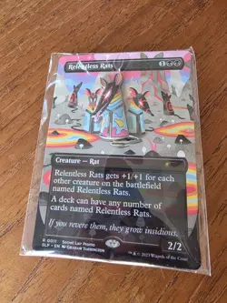 MTG MagicCon Las Vegas Exclusive Relentless Rats Secret Lair Pin 2023 - Image 1