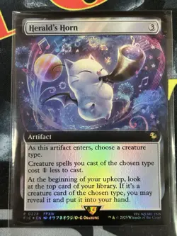 Herald's Horn FOIL FIC #0228 Final Fantasy Magic The Gathering - Image 1