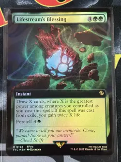 Lifestream's Blessing FOIL FIC #0122 Final Fantasy Magic The Gathering - Image 1