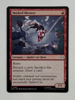 Magic The Gathering Masked Meower 82 C Marvel's Spider-Man - Image 1