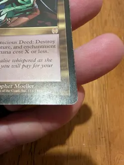 Pernicious Deed 4/4 Magic The Gathering 2001 Enchantment Black Green 114/143 - Image 5