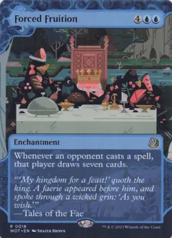 Forced Fruition Wilds of Eldraine Rare Regular #18 NM MTG - Image 1
