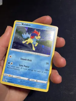 HD/MEW TAIL SWIRL Keldeo - Pokemon 045/189 NM Cosmos Holo Rare - Image 3