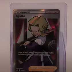 Pokemon Agatha Trainer Full Art Ultra Rare 186/198 Chilling Reign English Card - Image 1